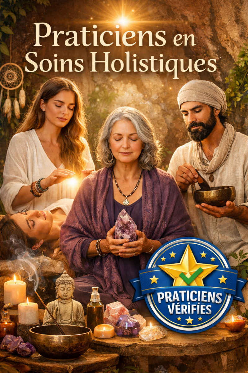 "Énergéticien holistique guidant une personne"