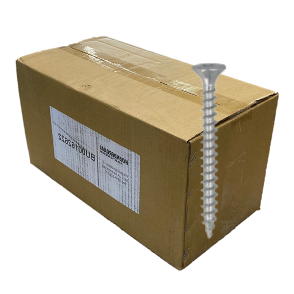 Spaanplaatschroef verzinkt platkop TX20 4.0 x 40 - 6400 stuks