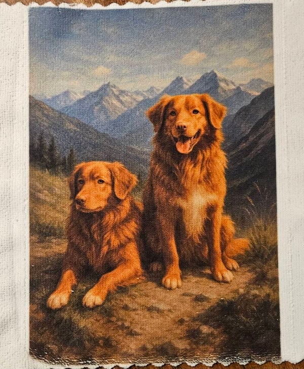 Speurlap bedrukt met foto van je hond