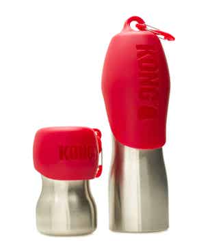 Kong H2O Drinkfles RVS, diverse kleuren 280 ml of 740 ml