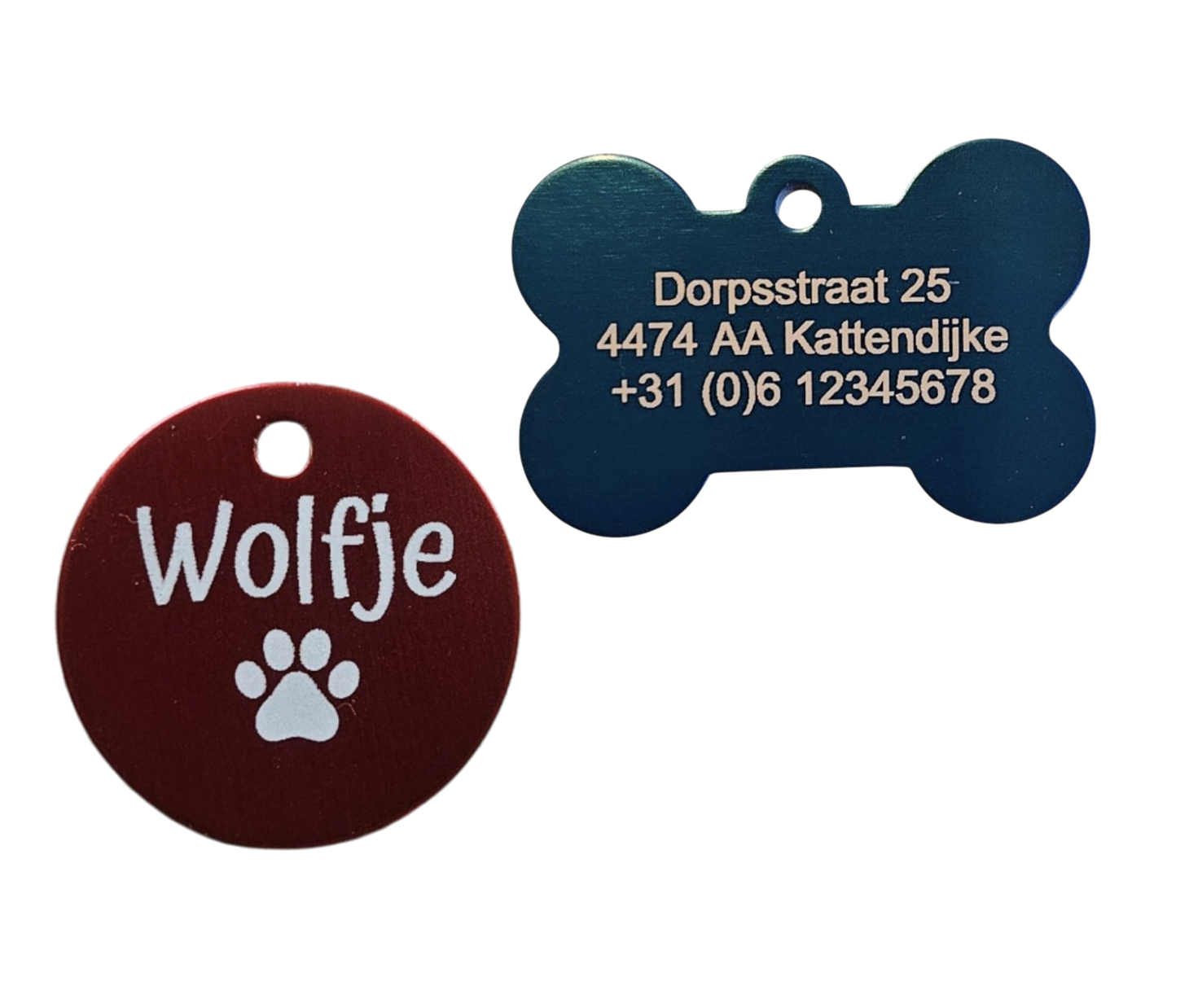 Hondenpenning aluminium