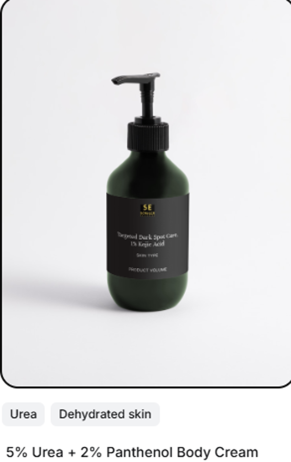 5% Urea + 2% Panthenol Body Cream