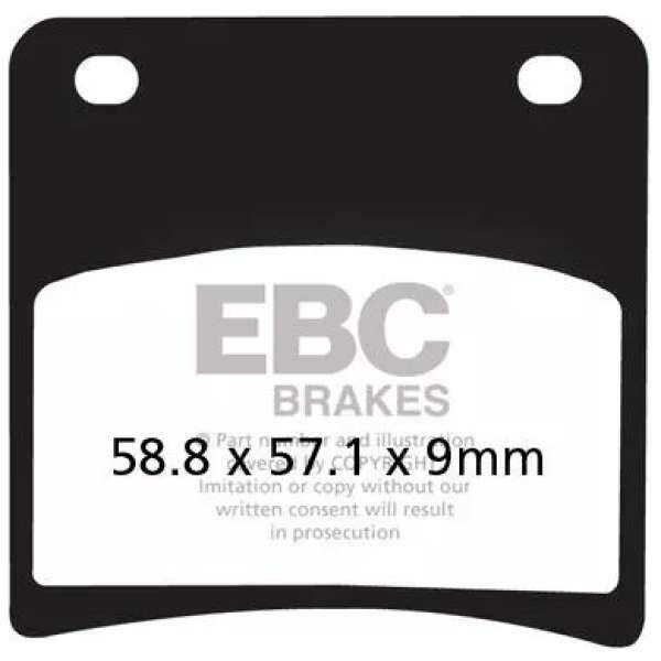 Remblokken voorkant Suzuki GSX 600