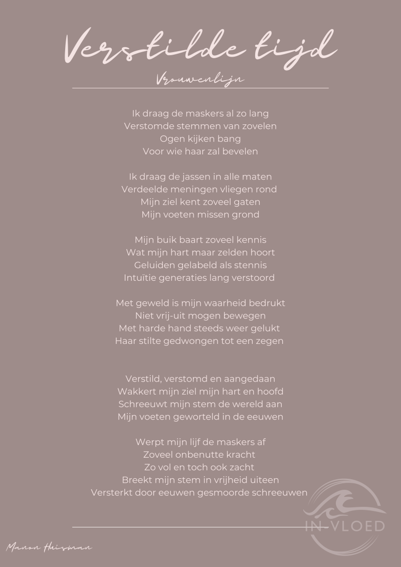 Gedicht verstilde tijd