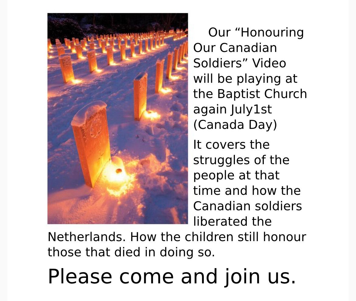 Burgessville Baptist Chruch Burgessville Canada Day 2024