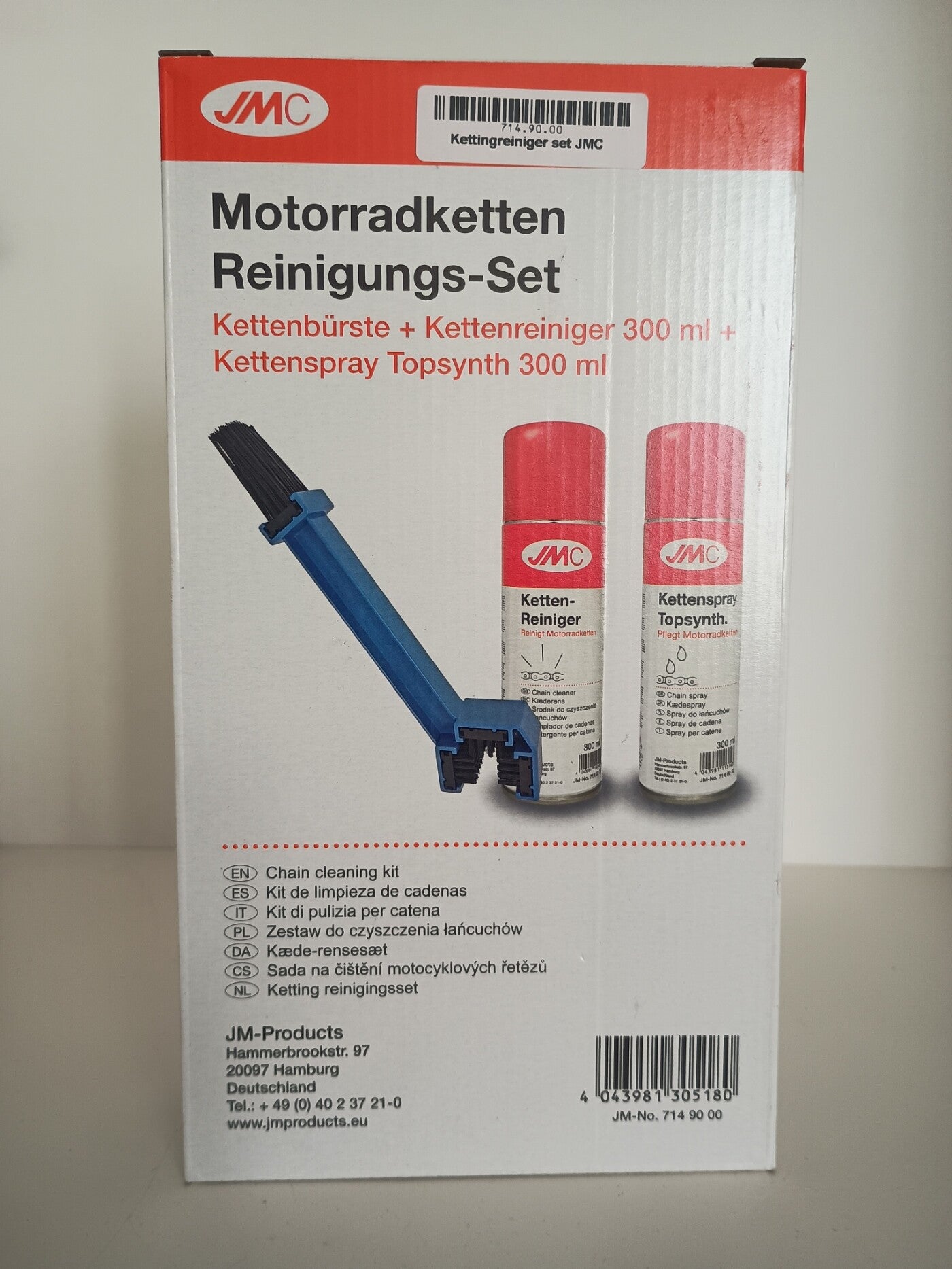 Kettingreinigingset JMC