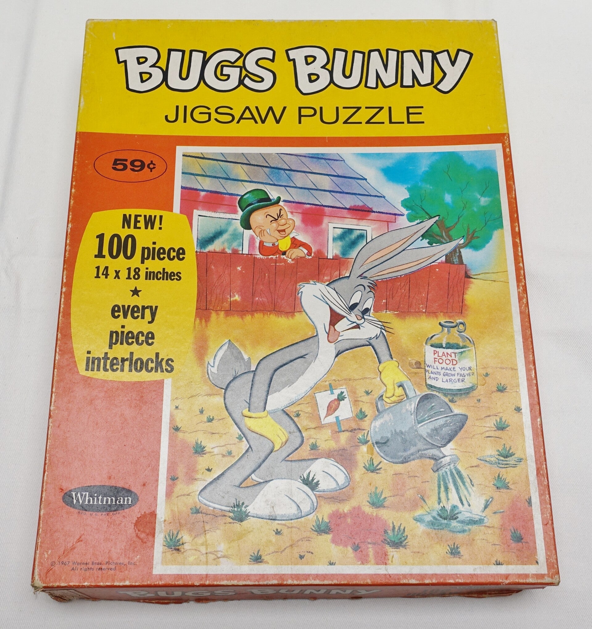 1967 Bugs Bunny Jigsaw Puzzle Warner Bros