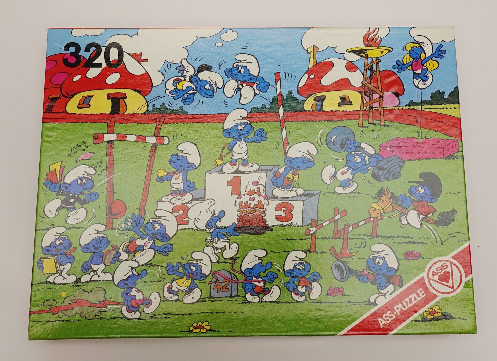 Schlumpfiade Puzzle komplett