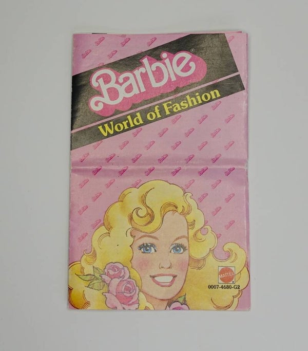 1984 Barbie World of Fashion Pamphlet