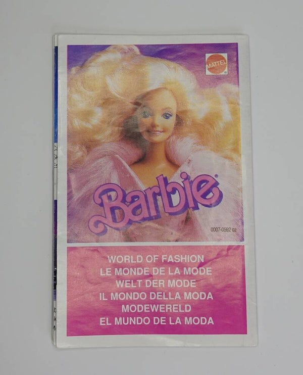 1989 Barbie World of Fashion Pamphlet
