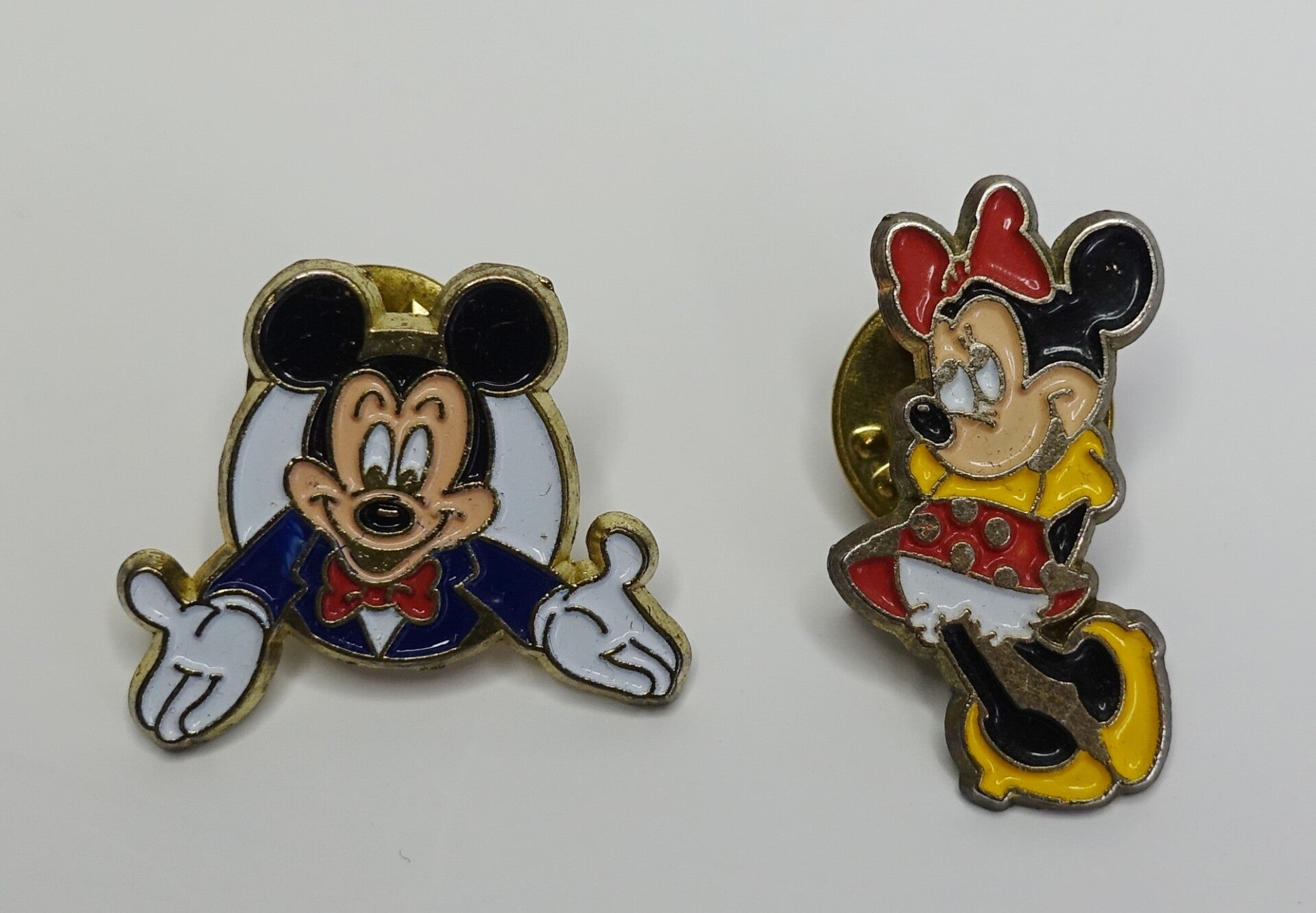 Mickey Mouse und Minnie Mouse Pin Set