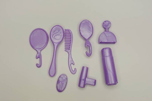 90er Barbie Accessoires Violett