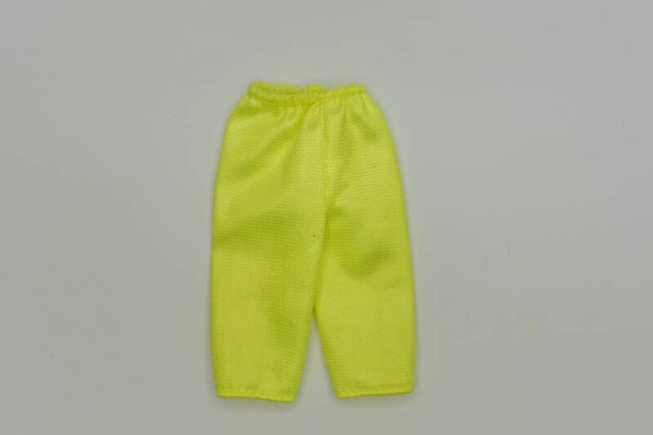 90er Jahre Skipper Hose neongelb