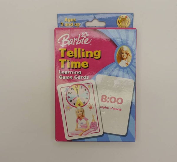 2004 Barbie Telling Time Lernkarten in englisch