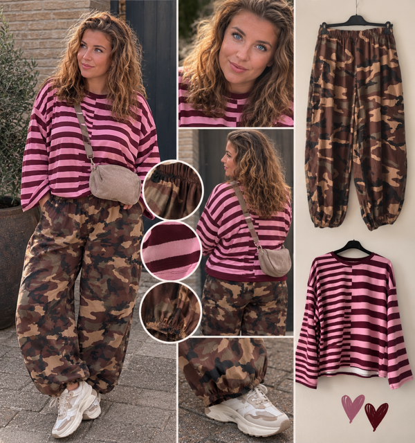 Camouflage broek