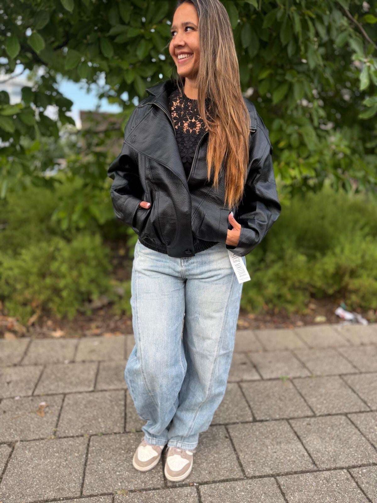 Bikerjack Leatherlook Black