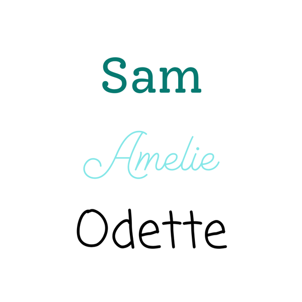 vinyl stickers op maat - tot 7cm /15st.