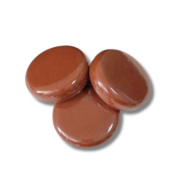 ronde zeepjes terra /12st.