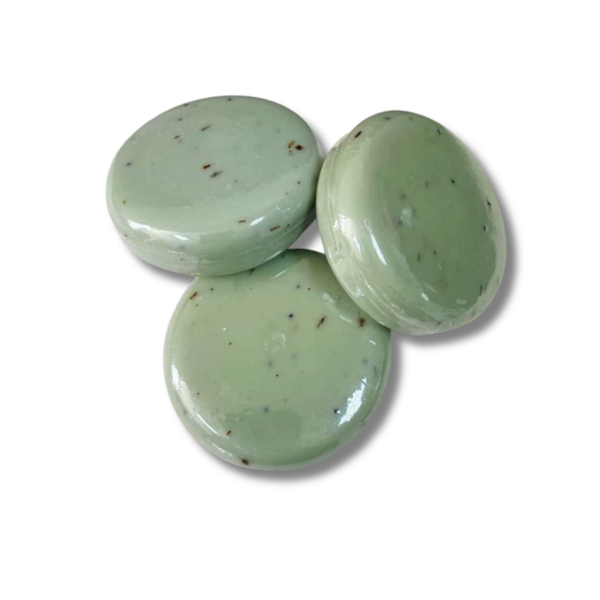 ronde zeepjes eucalyptus /12st.