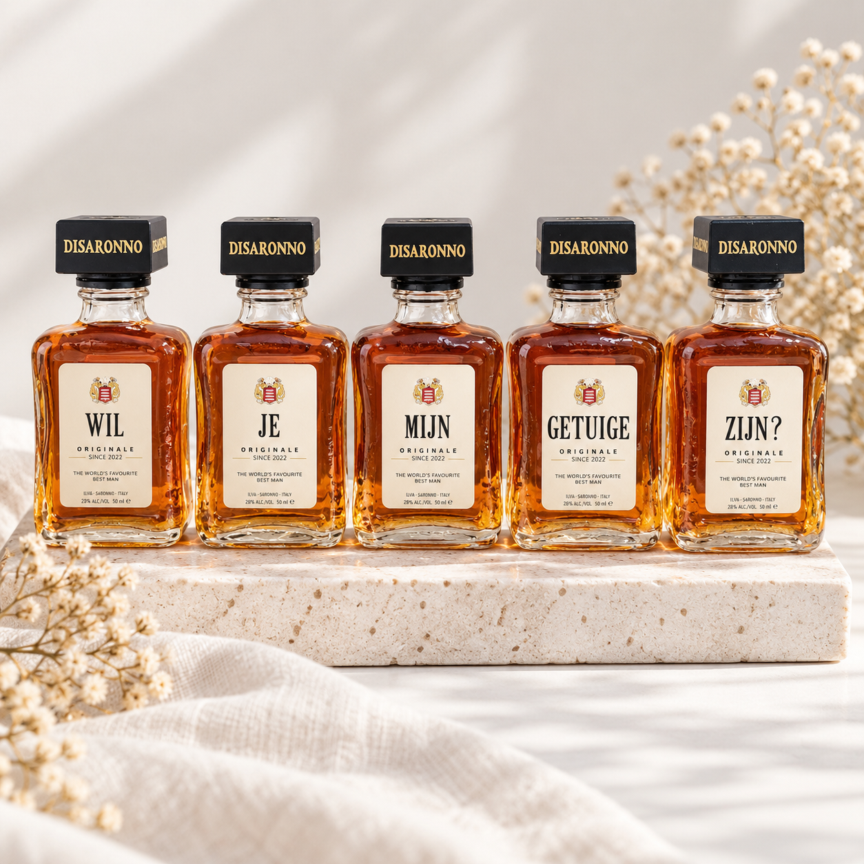 mini - Disaronno Amaretto - getuigen