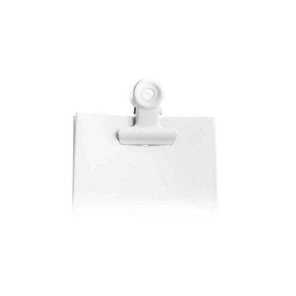 metalen clips gesloten / 12stuks - wit