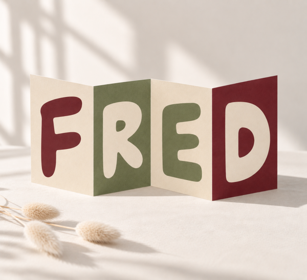 Collectiekaartje - zigzag FRED