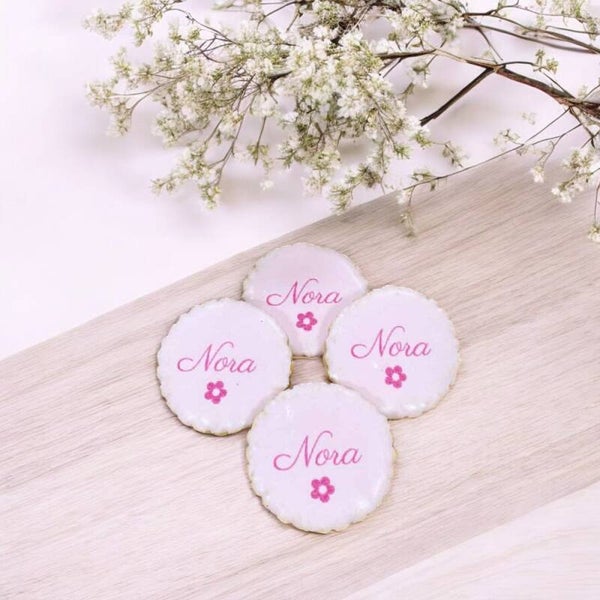 likkoekjes MET NAAM aardbei / 40 koekjes