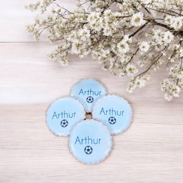 likkoekjes MET NAAM suikerspin / 40 koekjes