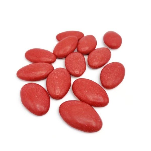 suikerbonen Papa Chocolat glossy - rood