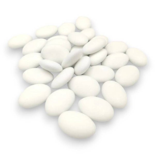 mini suikerbonen Papa Chocolat mat - wit