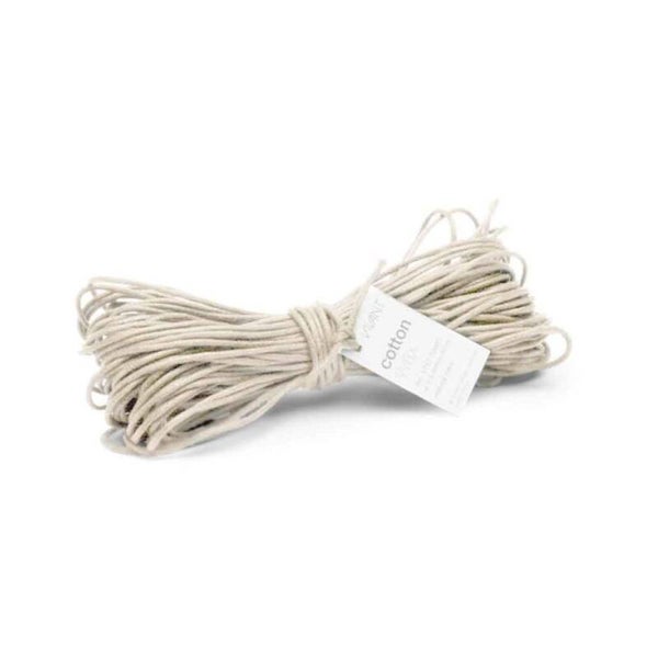 cotton wax touw 20meter - ivoor