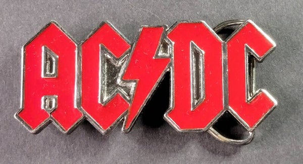 Official AC/DC 2008 Enameled Front Belt Buckle by Artimonde