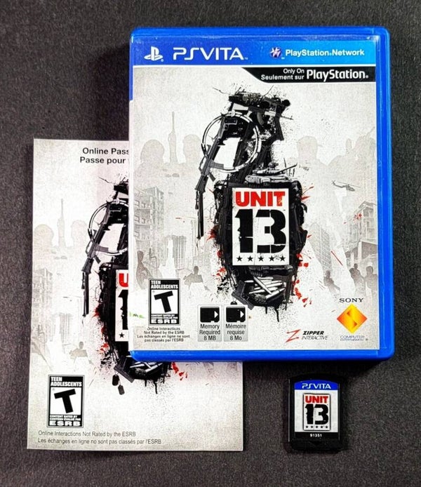 Sony PlayStation Vita Unit 13 (2012) Video Game with Original Insert
