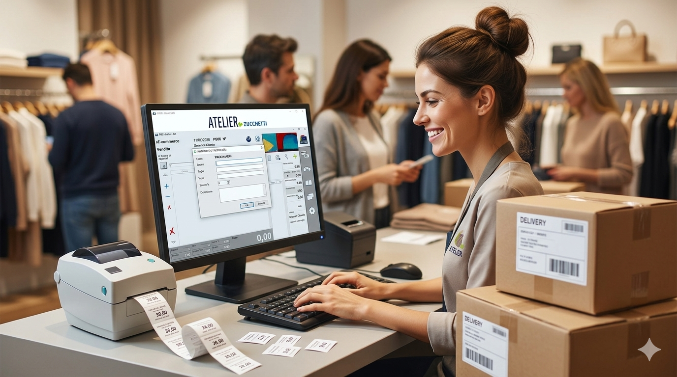 Consegna Merce Negozio Abbigliamento