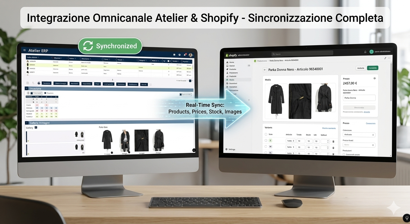 Anagrafiche Articoli sincronizzate con il tuo E-commerce