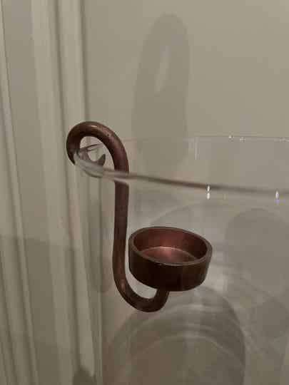 Glashaak Theelichthouder S Copper