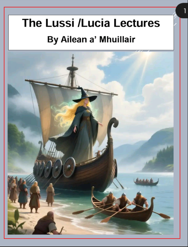 The Lussi / Lucia Lectures. Brand New: 30 page eBook with illustrations by the Author.