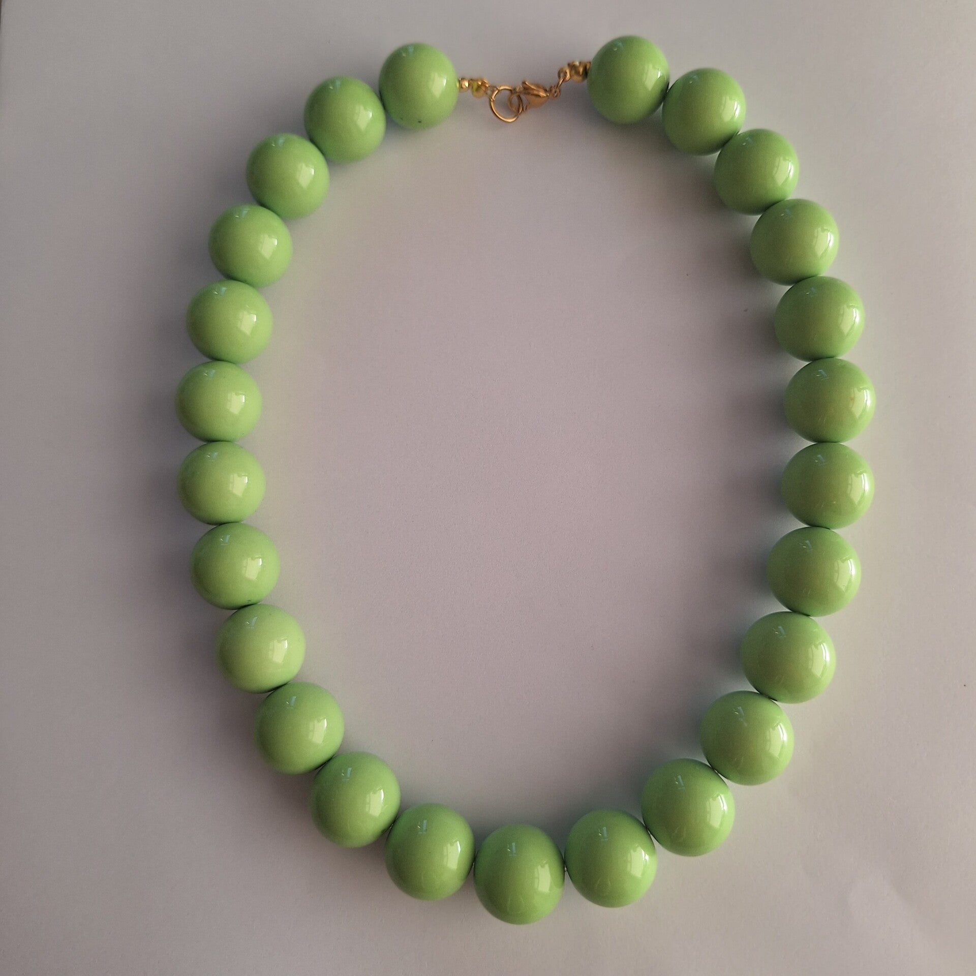 Groene bubbel ketting 18 mm