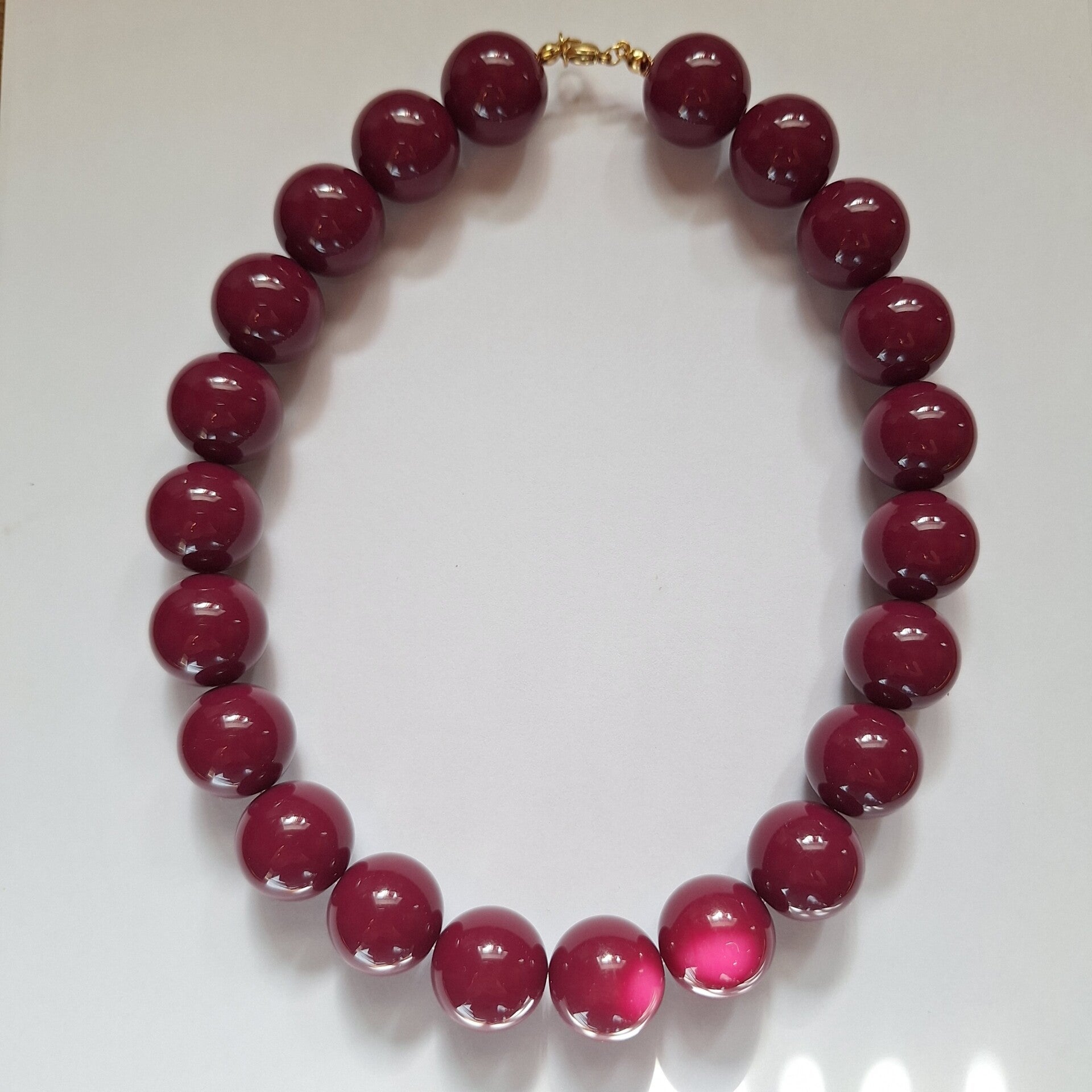 Cherry bubbel ketting 20 mm
