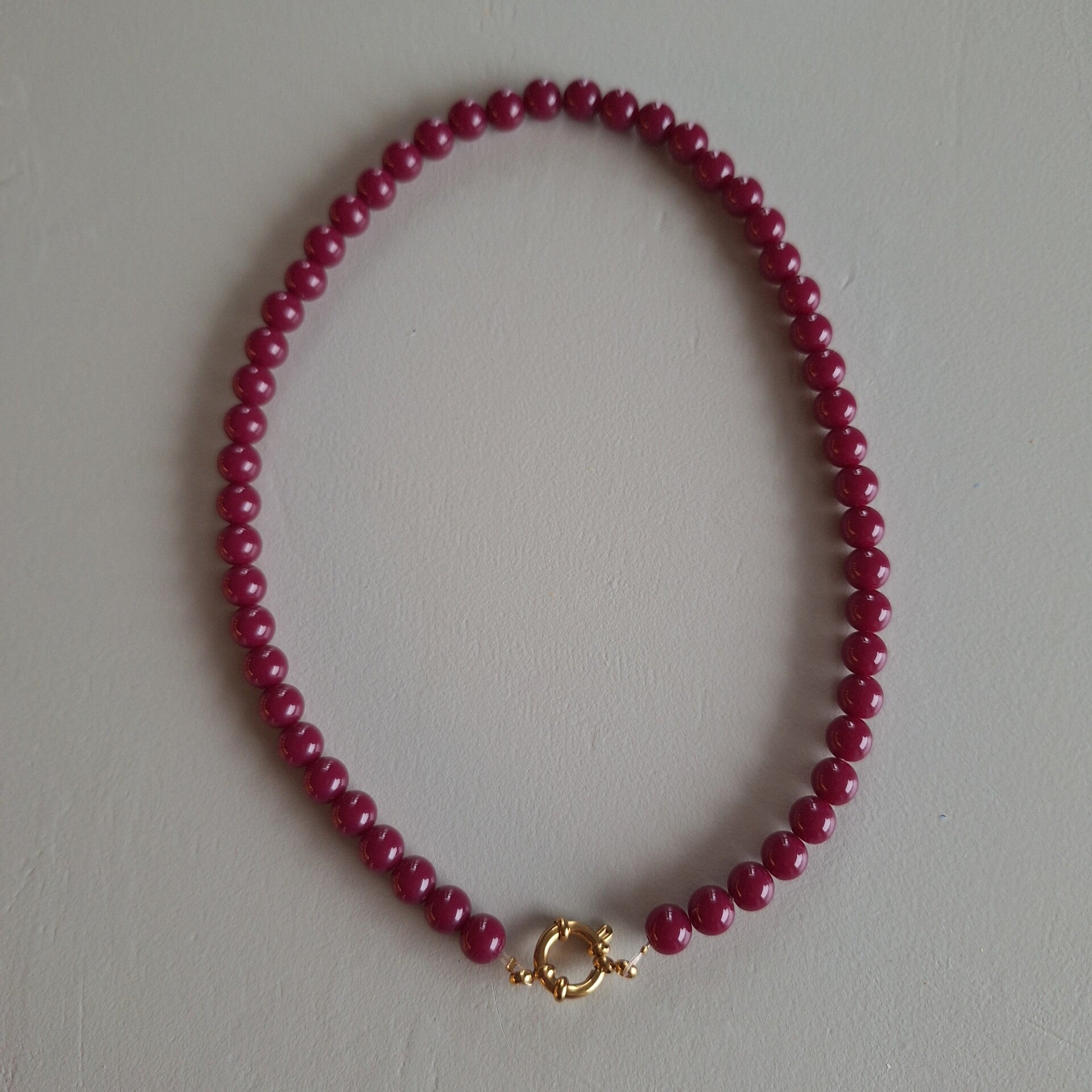 Cherry bubbel ketting met boeislot