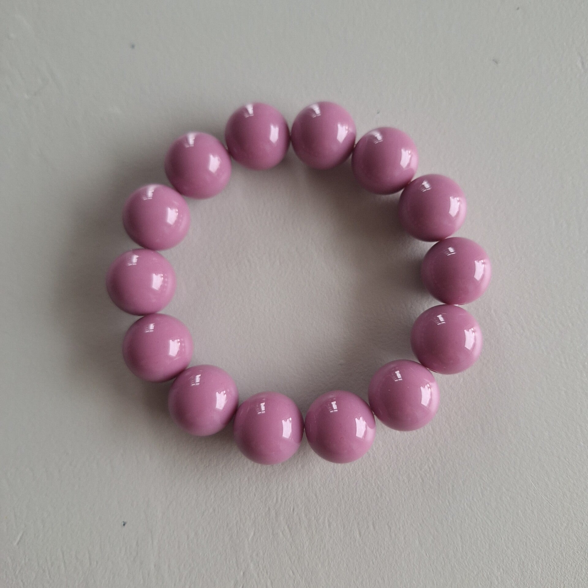 Warm paarse bubbel armband