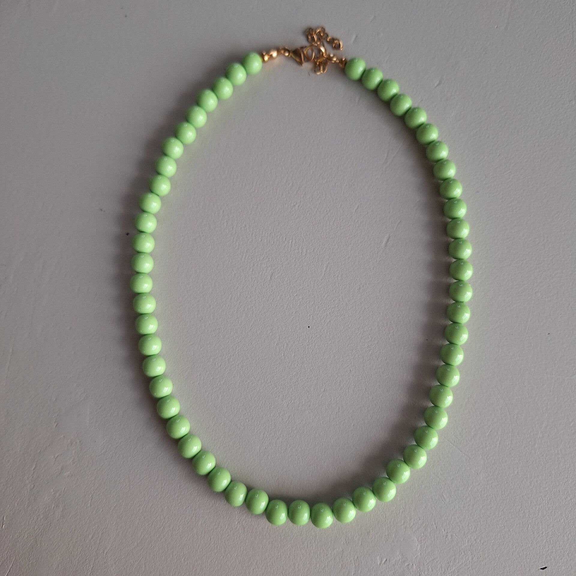 Frisgroene bubbel ketting
