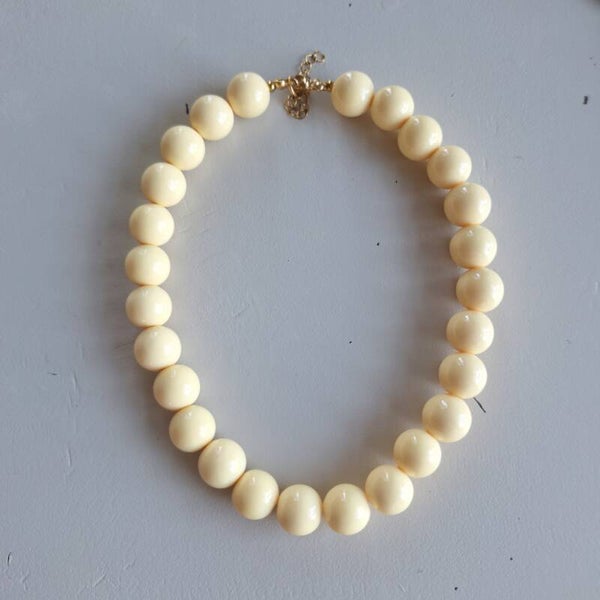 Butter yellow bubbel ketting