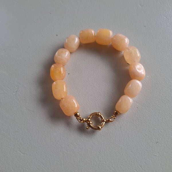 Summer natuursteen armband