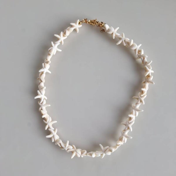 Off-white zeester ketting