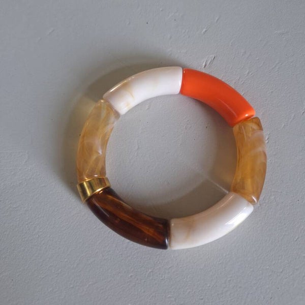 Tube armband oranje