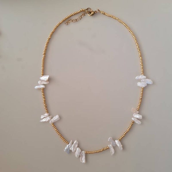 Zoetwaterparel ketting
