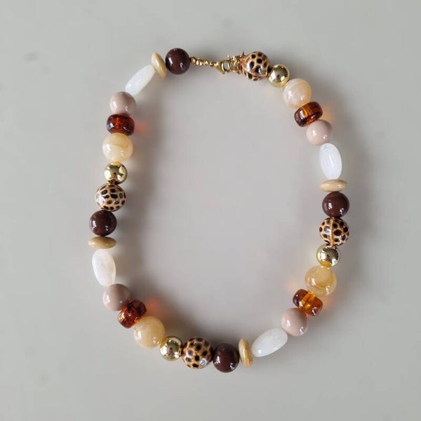 Autumn leopard ketting