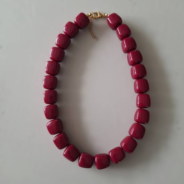 Burgundy ketting