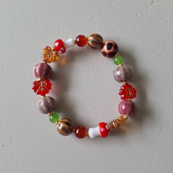 Funky autumn armband